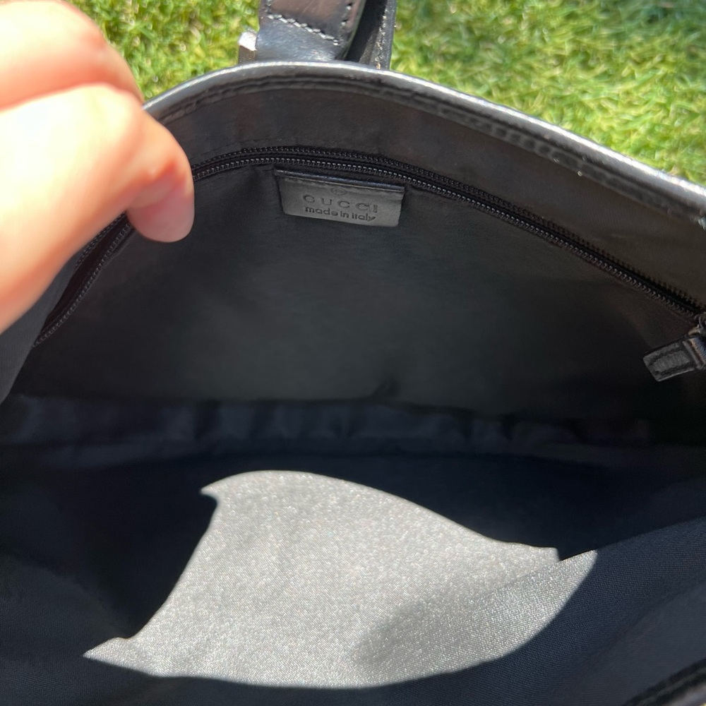 Gucci Jackie black shoulder bag with GG monogram print - Picture 11 of 13